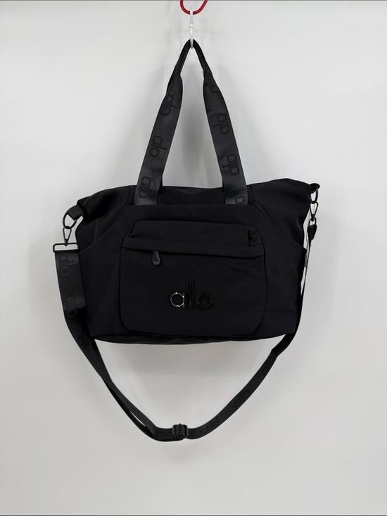 ALO Yoga Handbags - Alo Black Nylon Logo Bag